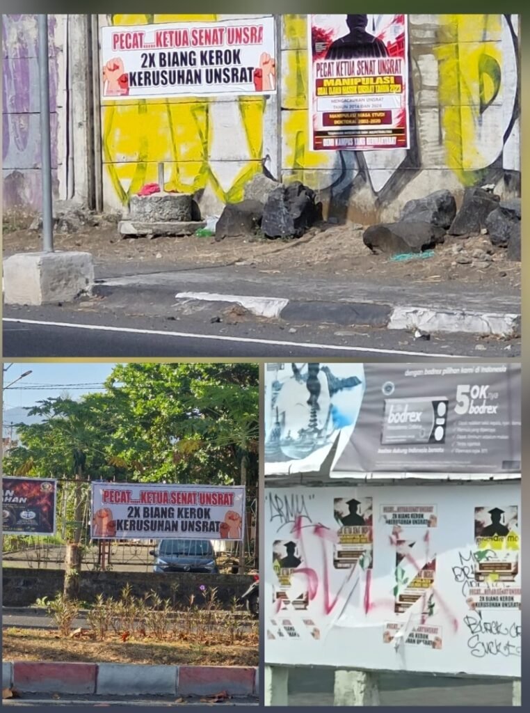 Jelang Pilrek Unsrat: Poster "Copot Ralph Kairupan" Bertebaran, Kelompok Dosen: Sudah Ada Sanksi, Wajib Diberhentikan Demi Hukum